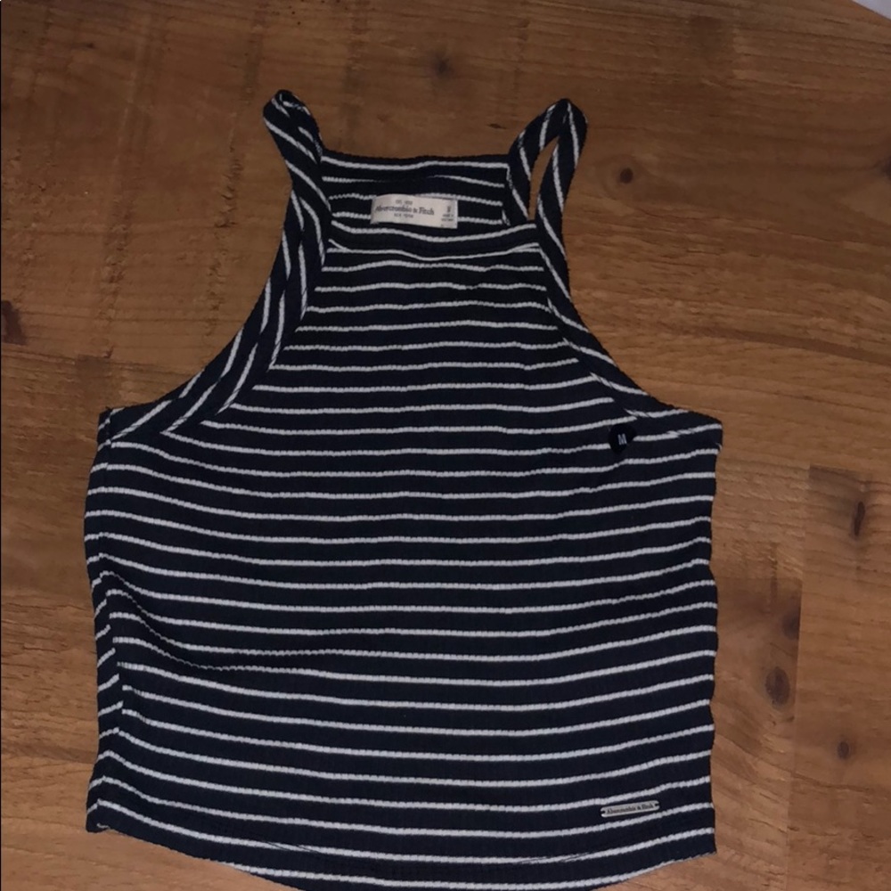 Abercrombie and fitch crop halter top